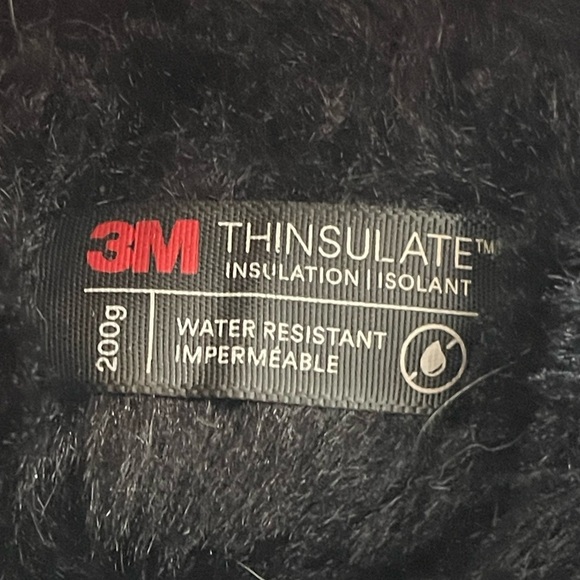 Black Lace-Up Platform Boots with 3M Thinsulate | Women’s Winter Combat Style - Picture 4 of 6